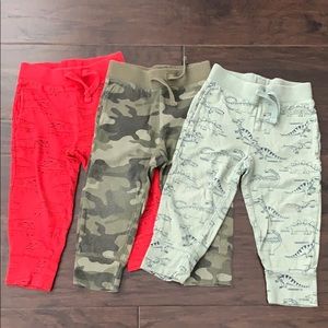 Set of THREE Baby Gap pull on joggers!